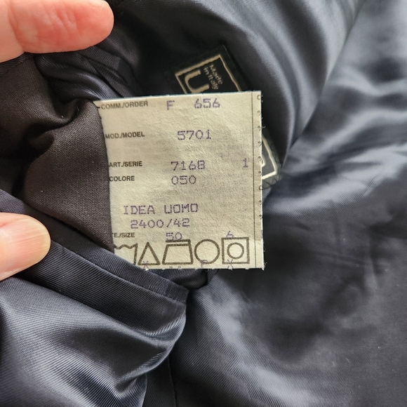 Pure Cashmere Lanificio Del Casentino Men's Jacket Large Idea Uoma Made in Italy - Picture 13 of 16